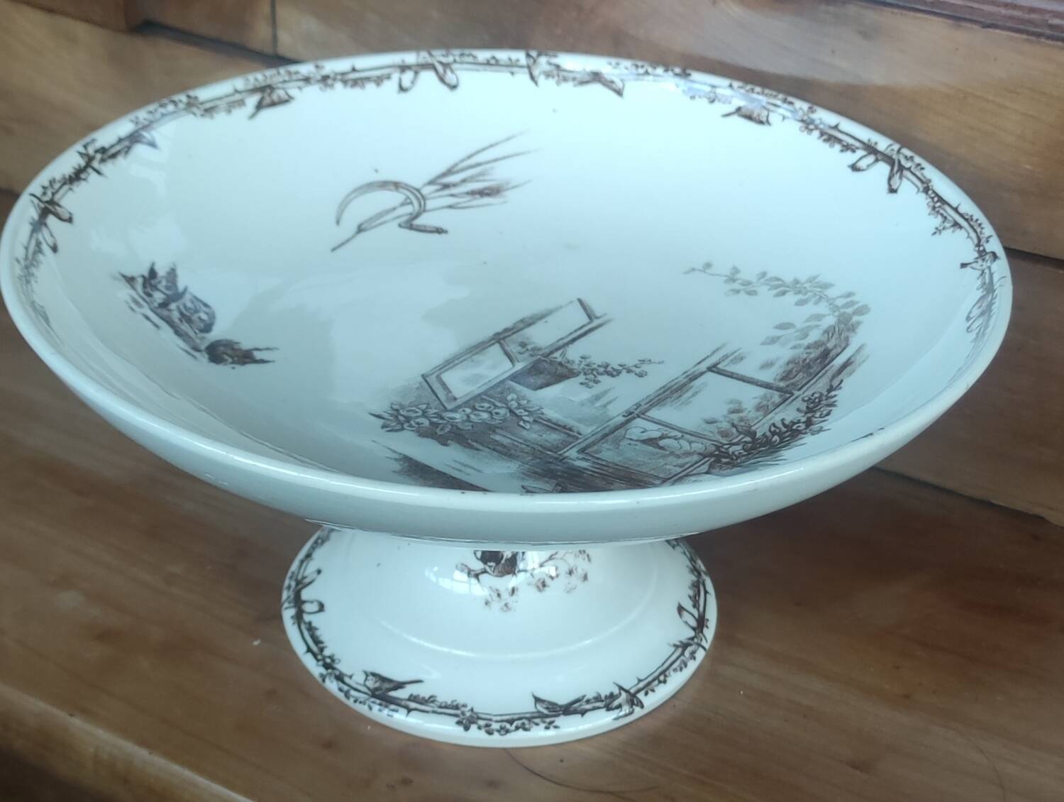 Old fruit bowl terre de fer hb & cie/sepia