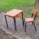 School desk with drawer