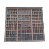 Vintage miniature shelf printing locker