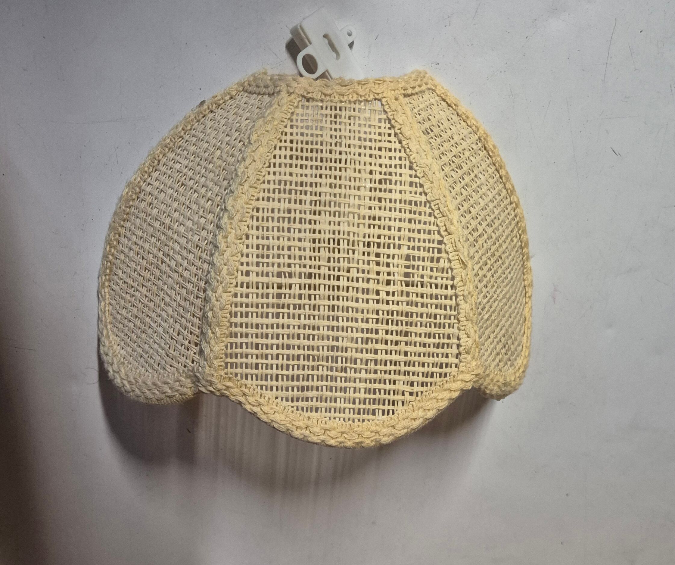 vintage bohemian natural rattan cane wall light