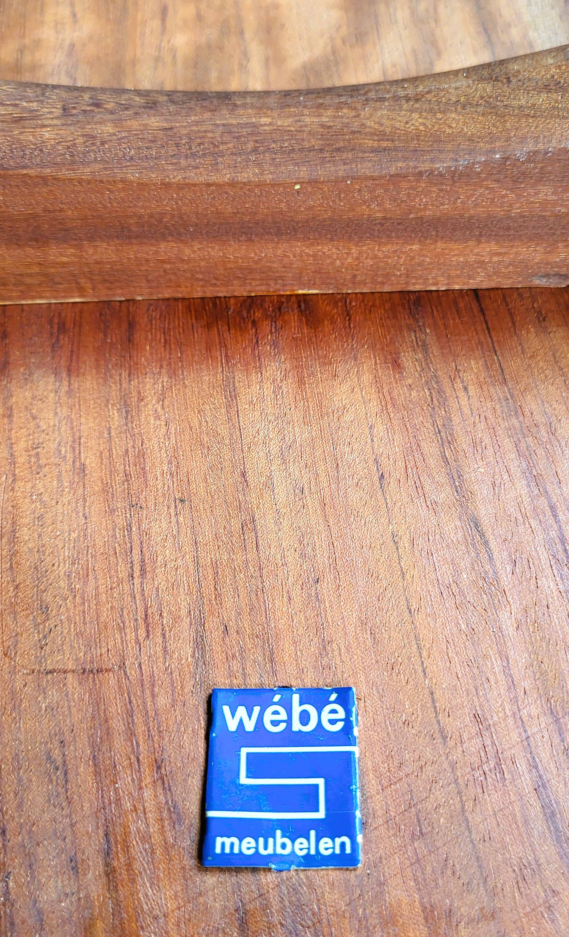 Table Louis Van Teeffelen pour Wébé 60s'