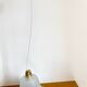 Suspension tulipe bleue vintage