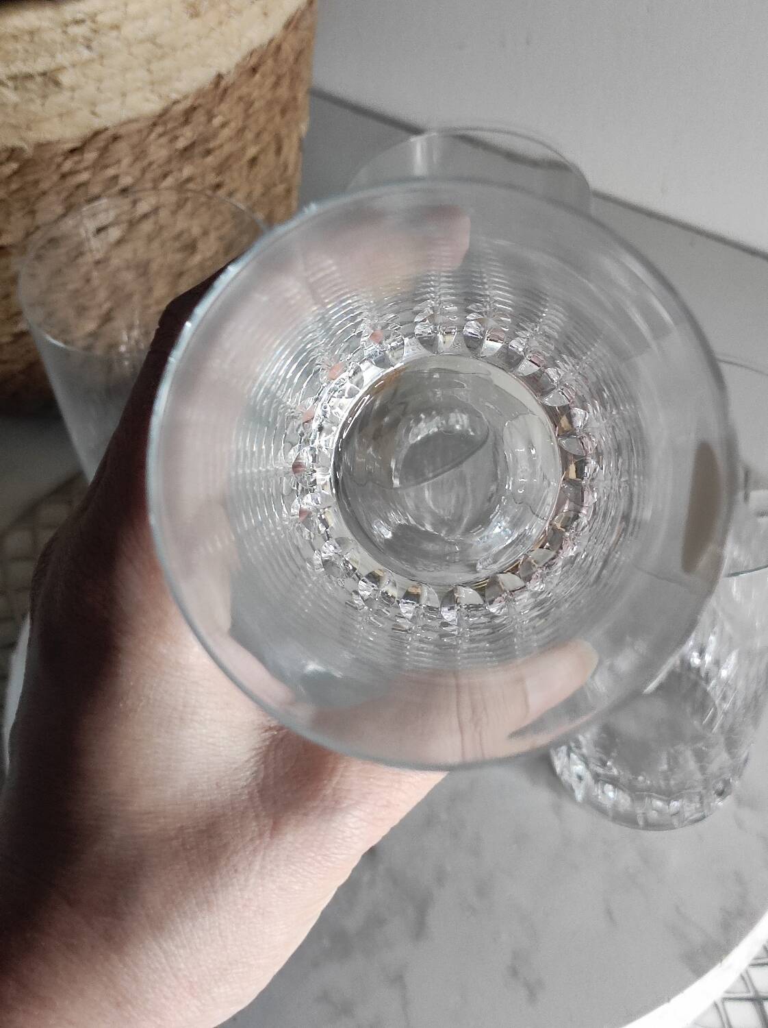 Cut Arques crystal glasses