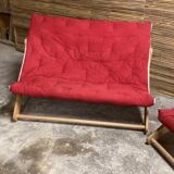 Vintage IKEA sofa and armchair set (1974) – Karin Mobring