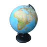 World map bright globe