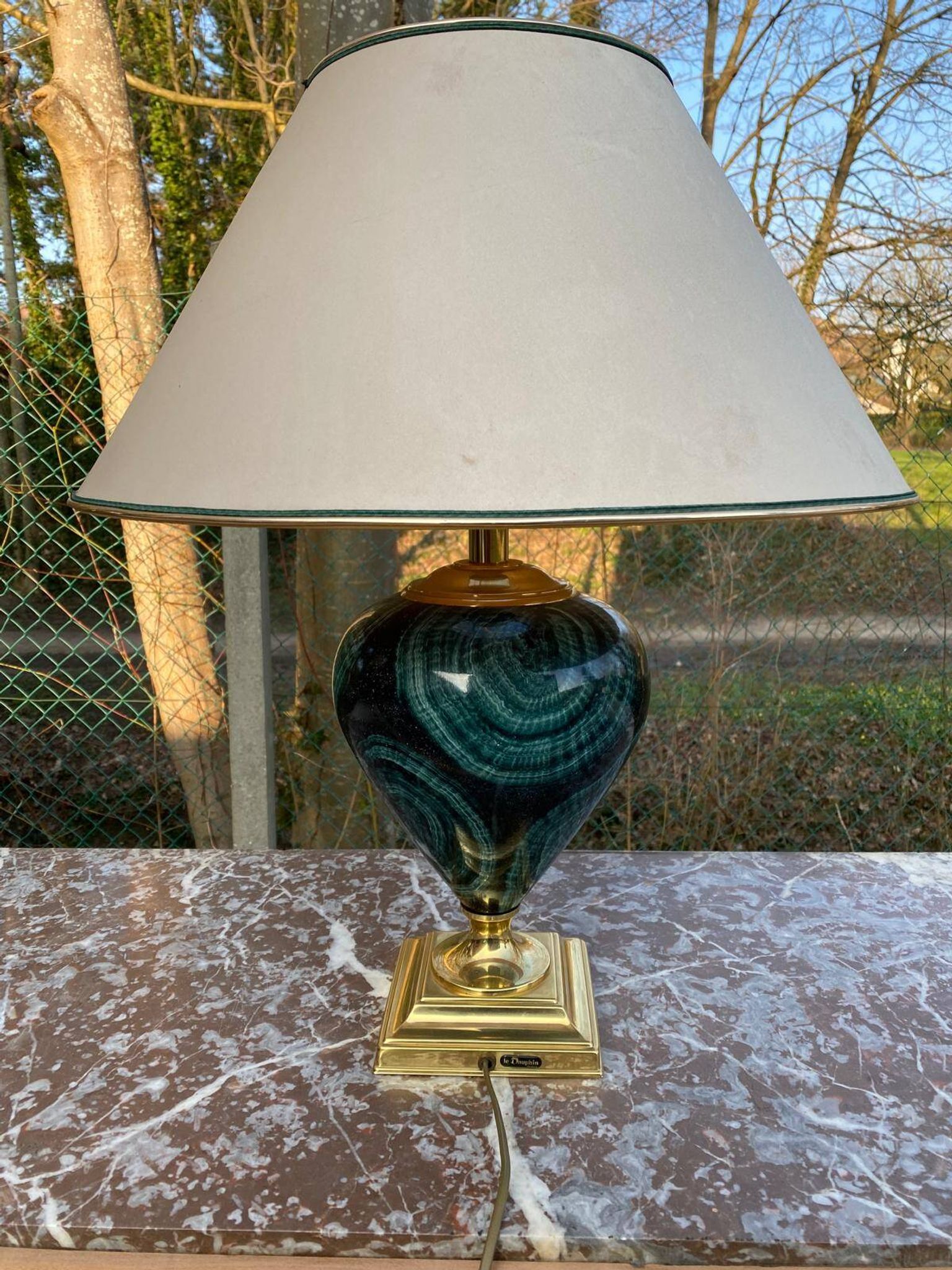 1960s lamp by Maison Le Dauphin of France