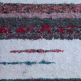 Handmade recycled cotton rug - Double thickness Multicolor