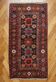 Tapis kazak caucasien – noué main – 243 x 140 cm