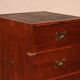 small marine or military chest of drawers in mahogany - 19th century