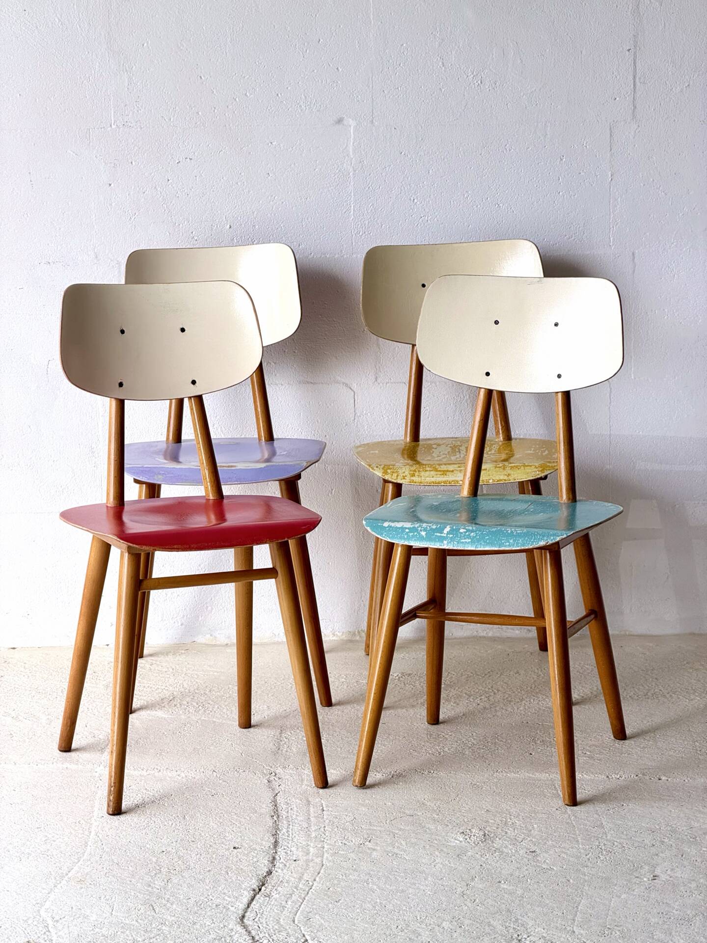 Chaises Bistro TON, années 1960
