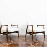 Mid-century armchairs GFM-87 by J. Kędziorek, GFM, Poland, 1960s, set of 2