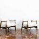 Mid-century armchairs GFM-87 by J. Kędziorek, GFM, Poland, 1960s, set of 2
