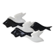Raviers oiseaux et poissons selon Escher