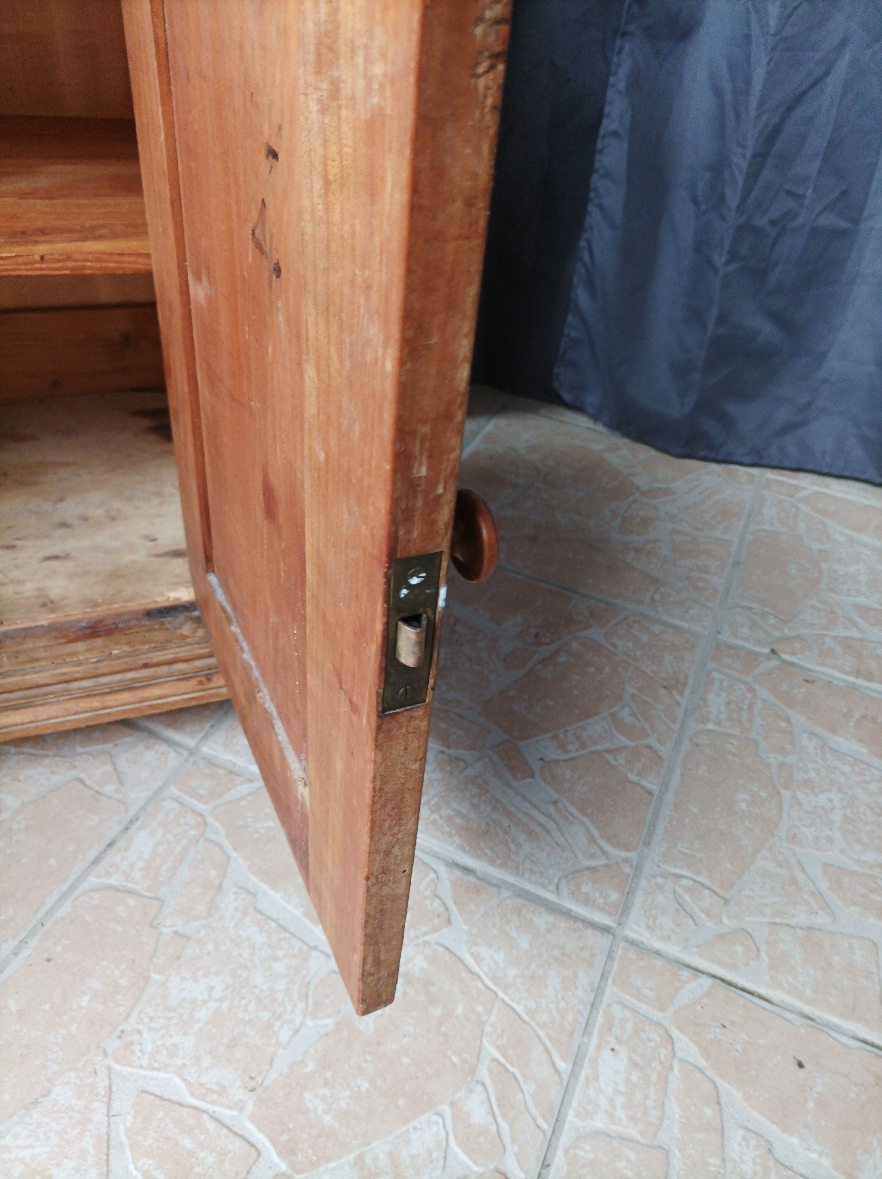 Vintage walnut vanity