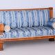 Biedermeier Museum Prague Sofa in Cherry Wood, Czech, 1820s