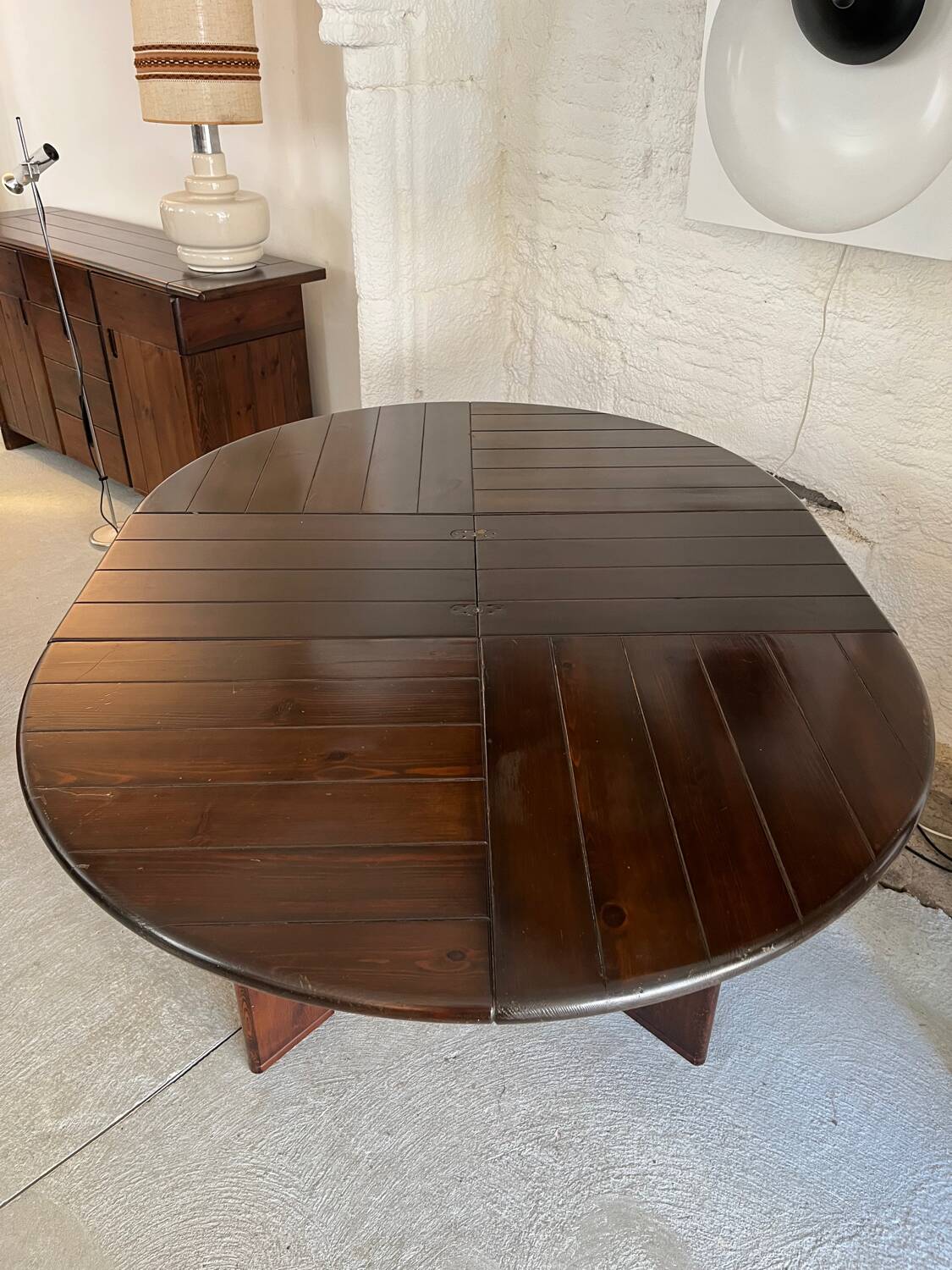 Silvio Coppola Table and 4 Chairs Set 1970