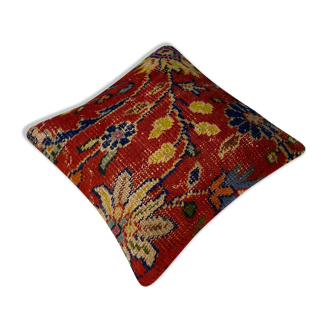 Vintage turkish rug cushion cover 45 x 45 cm