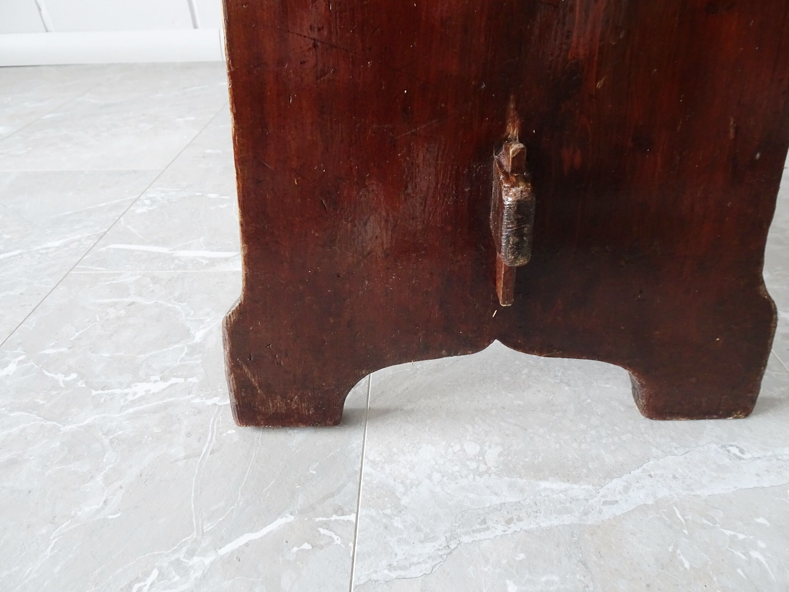 Banc rustique en bois massif