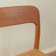 Model 75 dining chair set by Niels O. Møller, 1950s