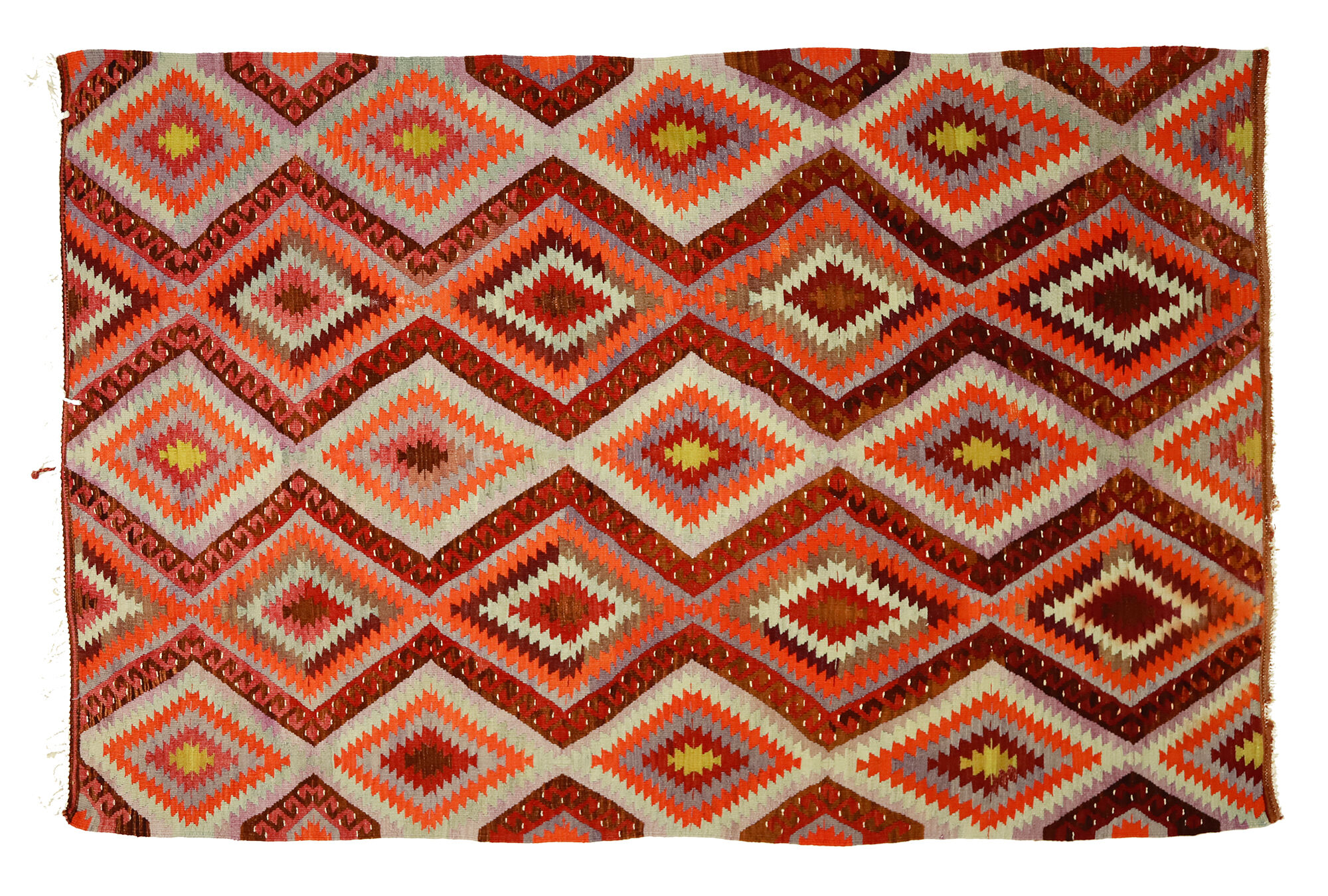 Anatolian handmade kilim rug 257 cm x 170 cm