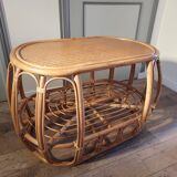 Rattan coffee table
