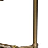 Bronze and gilded brass coffee table by Maison Jansen