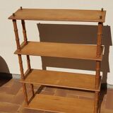 Vintage bamboo wood shelf