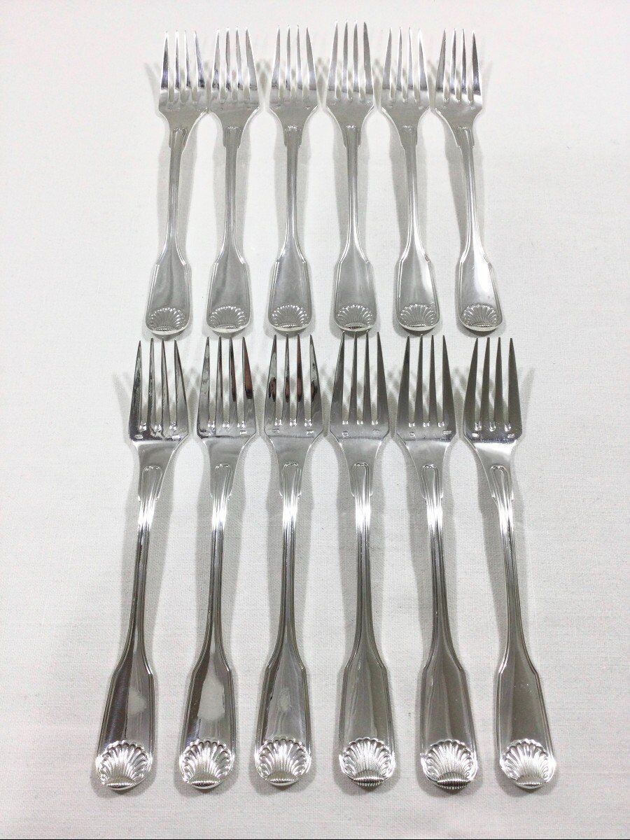Cailar Bayard 12 Cutlery to Fish Shell