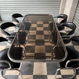 Série de 6 chaises design vintage