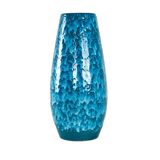 Blue ceramic vase, German design, 1960s, made in Germany