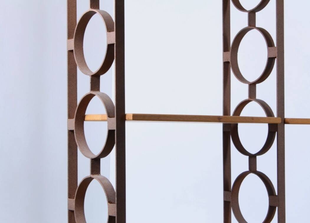 Brutalist vintage bookcase