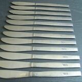 Set of 12 UTA stainless steel knives, vintage