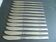 Lot de 12 couteaux UTA inox , vintage