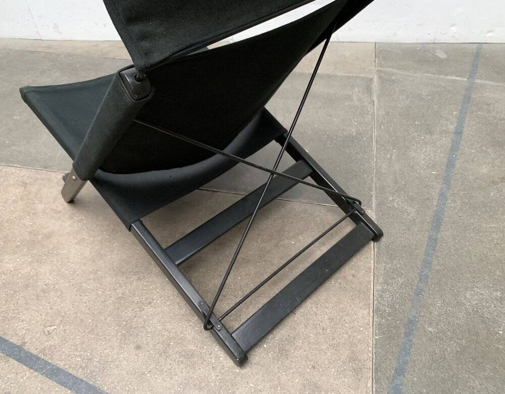 Set of minimalist postmodern folding chairs model Hestra by Tord Björklund for Ikea, 1980s.