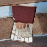 Set of 12 beveled mirror knife holders
