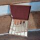 Set of 12 beveled mirror knife holders