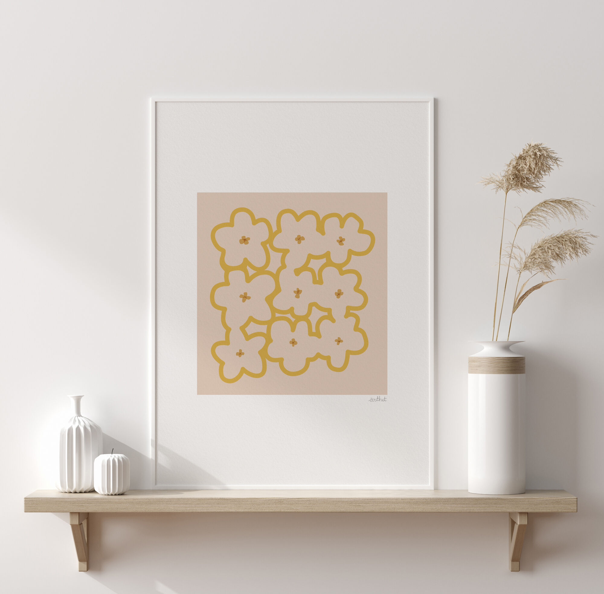 BUTTERBLUMEN — Giclée print