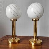 Paire de lampes boules, 1970