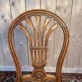 Set of 6 Louis XVI oak “Montgolfière” chairs