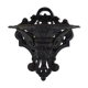 Sellette, porte plante, porte statue murale à tête de diable