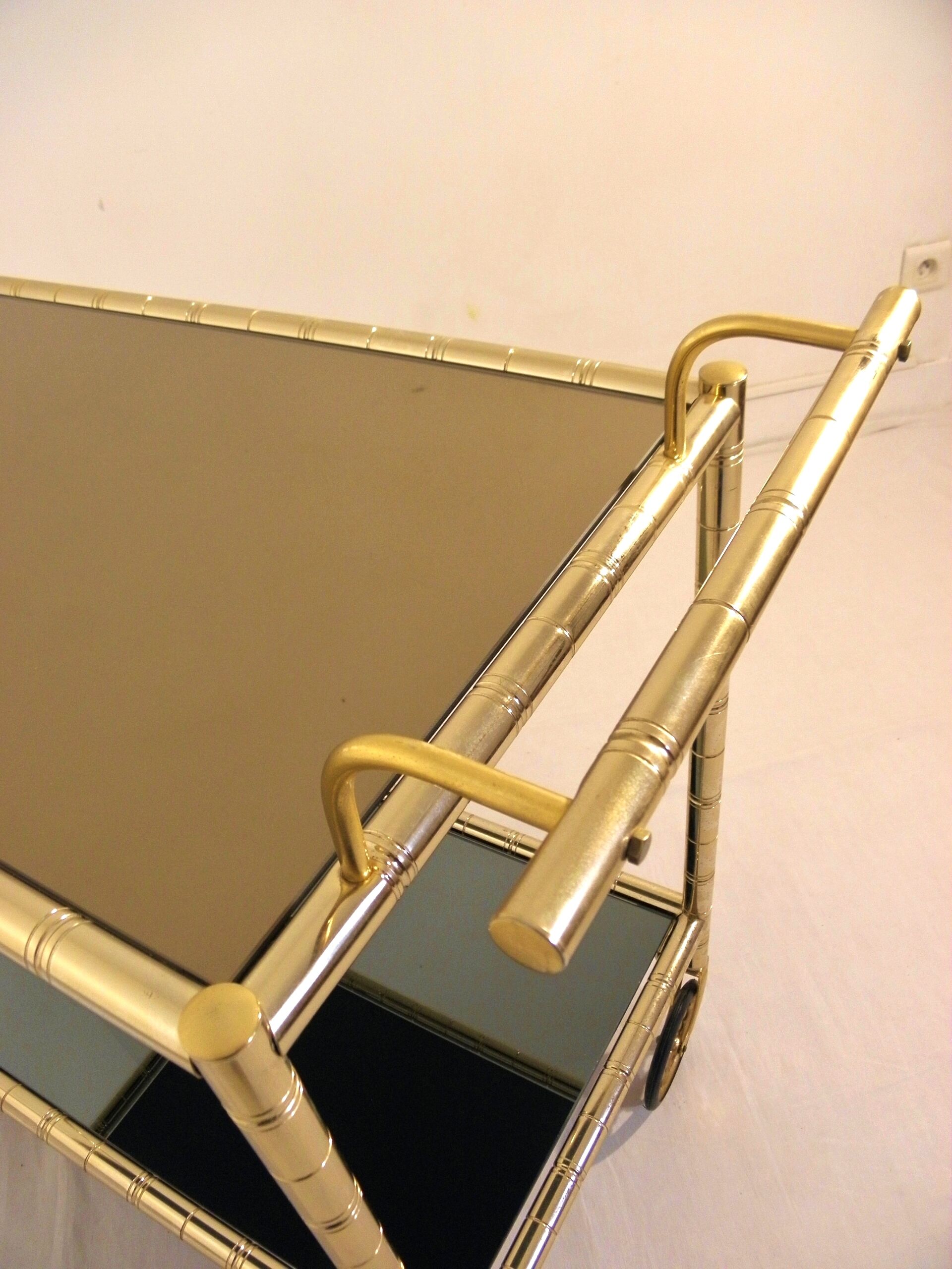 Wheelchair service Golden brass.