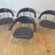 Set of 4 Fasem P40 dining chairs