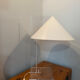 Minimalist design table lamp Harco Loor in plexiglass and perspex
