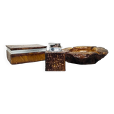1960s Stunning Alabaster Smoking Set by Romano Bianchi