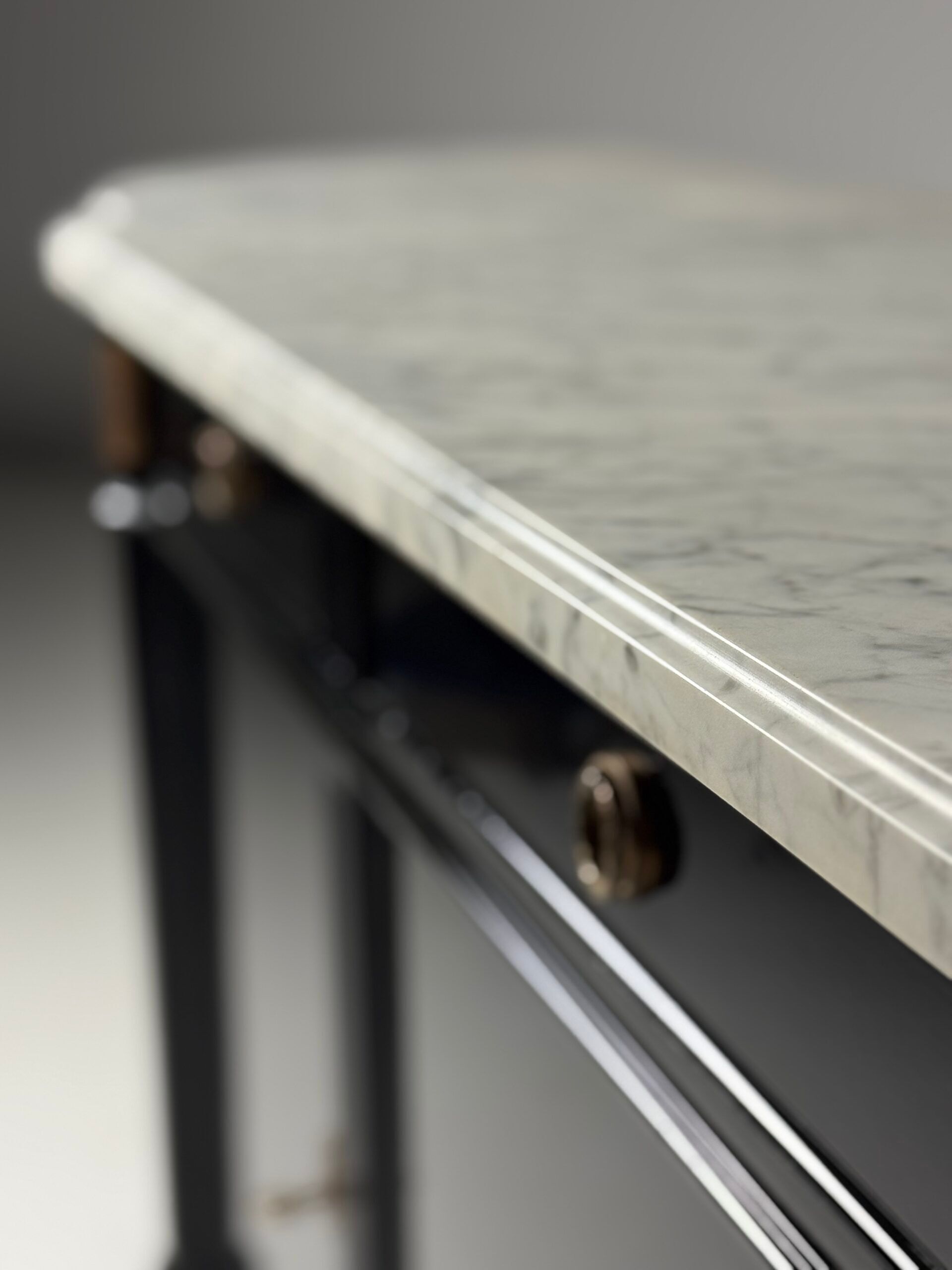 Black Louis XVI style sideboard