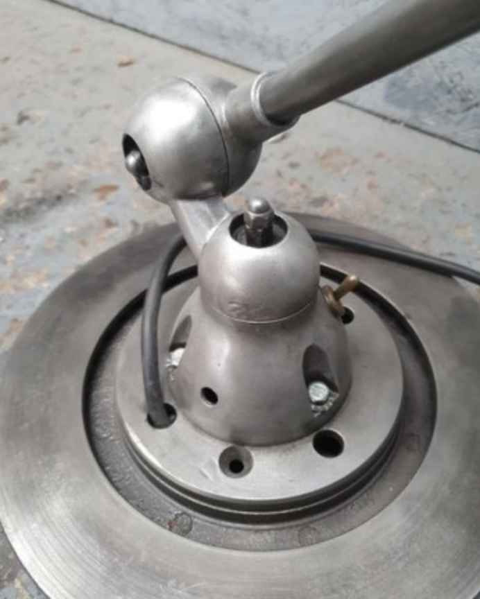 Jielde lamp five arms patina graphite