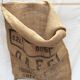 Vintage jute bag coffee Ivory Coast size: height -95cm- width -70cm-