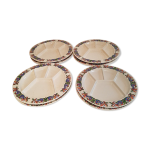 8 Assiettes à fondue - villeroy boch