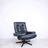 G-MÖBEL armchair leather, 1970
