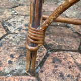 Vintage rattan children's armchair
